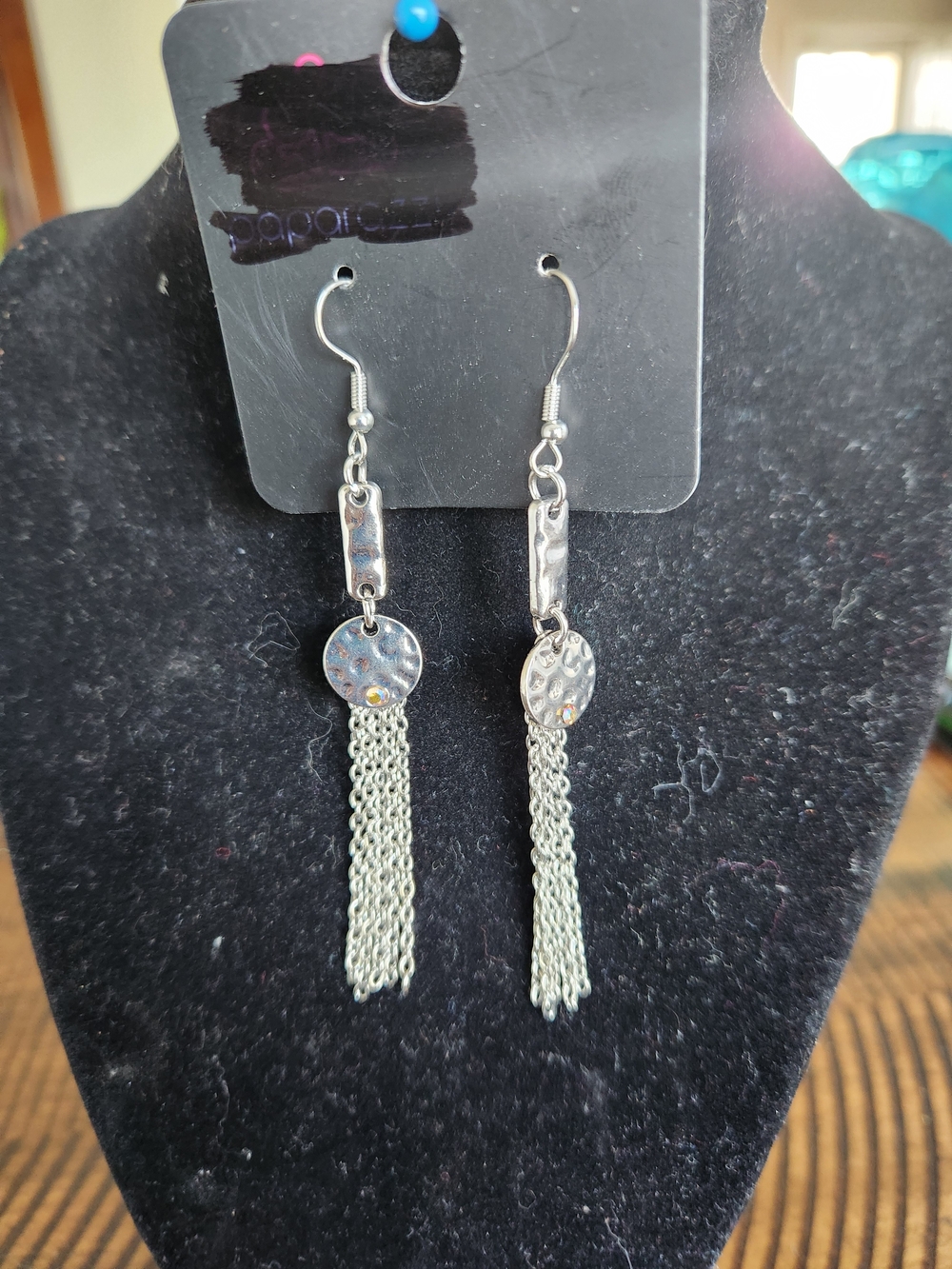 Silver Tone Tassel Drop Earrings - Women Jewelry